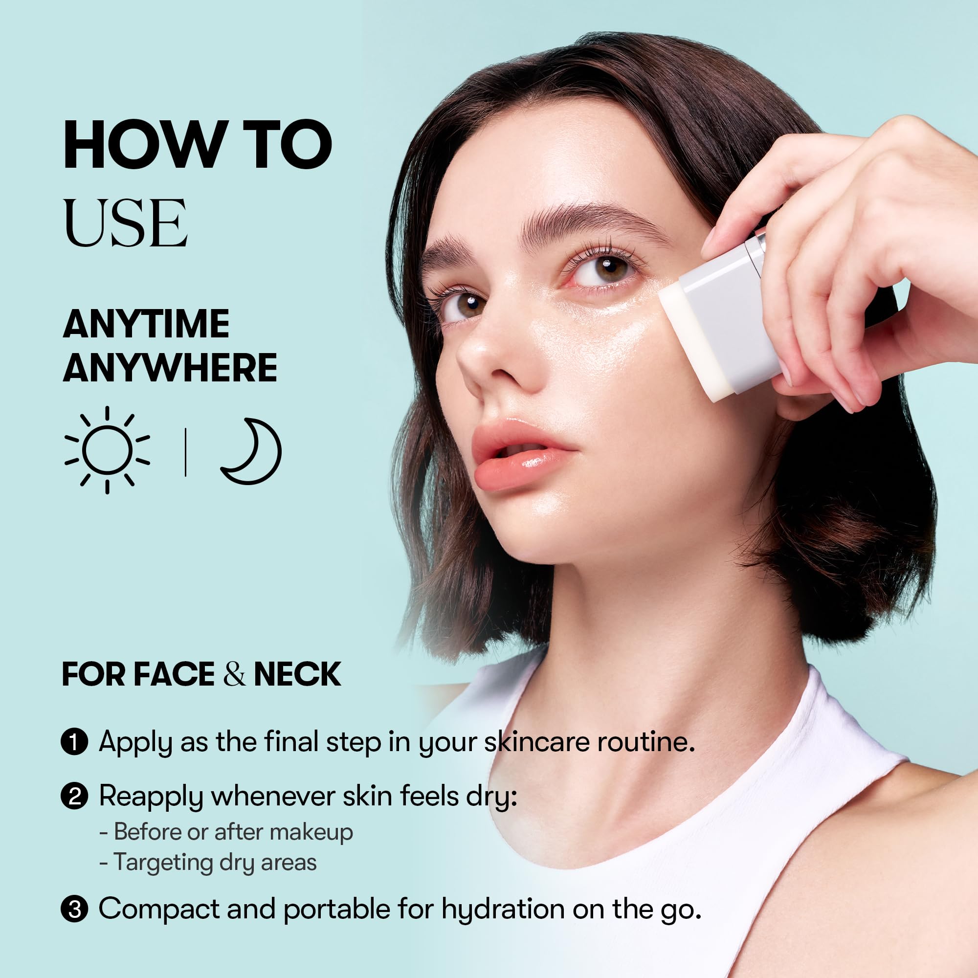 VT COSMETICS PDRN Essence Stick Balm, PDRN Collagen Multi Wrinkle Stick, All-in-One Eye & Neck Treatment, Glow Makeup Base & Face Treatment Balm, Plumping, Fine Lines, Stocking Stuffers (0.33 oz.)