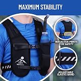 Lati Outdoors Running Vest with Waterproof Phone Pouch 6 Pockets 500ml view 6