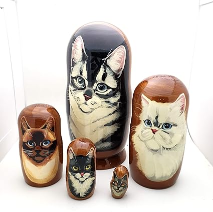cat nesting dolls