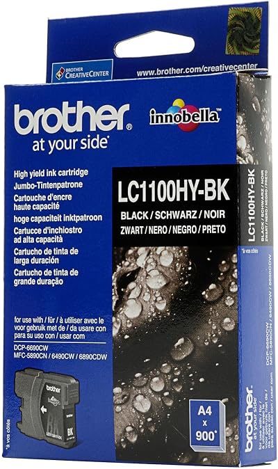 Brother Black High Yield Ink Cartridge Single Pack Genuine