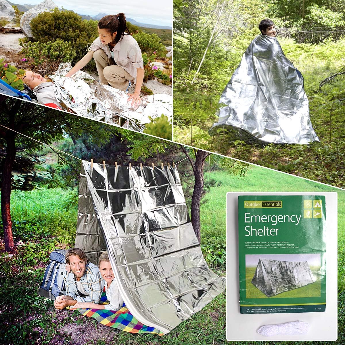 Survival First Aid Kit Molle System Compatible Outdoor Gear Emergency Kits Trauma Bag for Camping Boat Hunting Hiking Home Car Earthquake and Adventures: Health & Personal Care