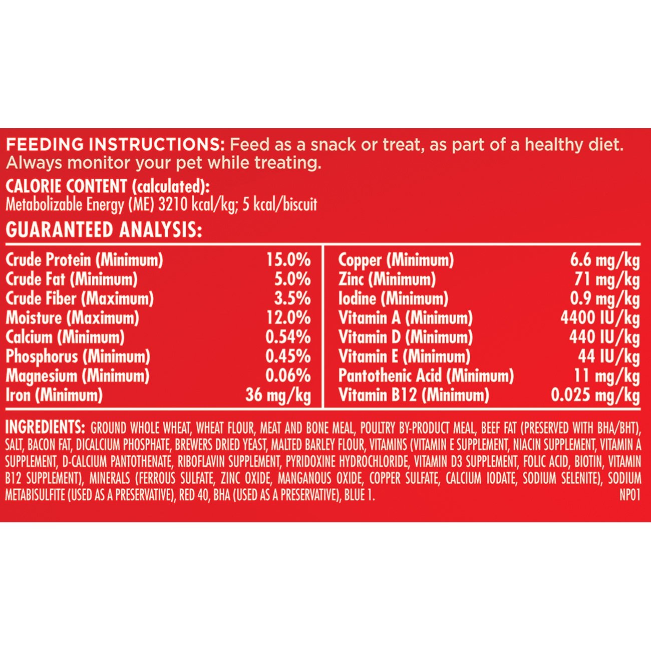 Milk Bone Mini Bacon Flavor Biscuit Dog Treat, 15 Oz (Pack Of 6) on