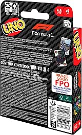 Mattel Games UNO F1 Card Game Ages 7+ 2-10 Players Racing Theme view 4