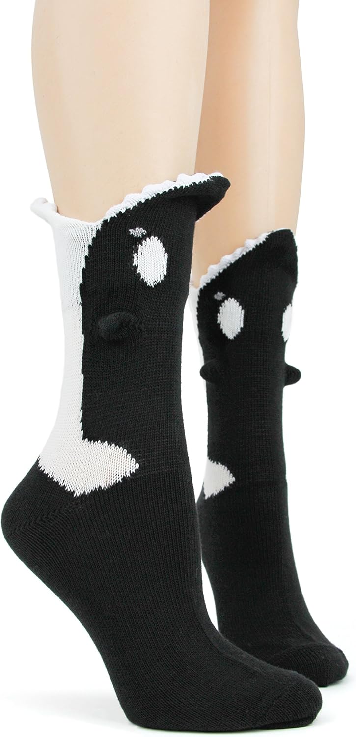 Foot Traffic, Women's 3D Socks, Fits Women's Shoe Sizes 4-10