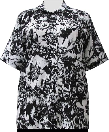 amazon white blouse plus size