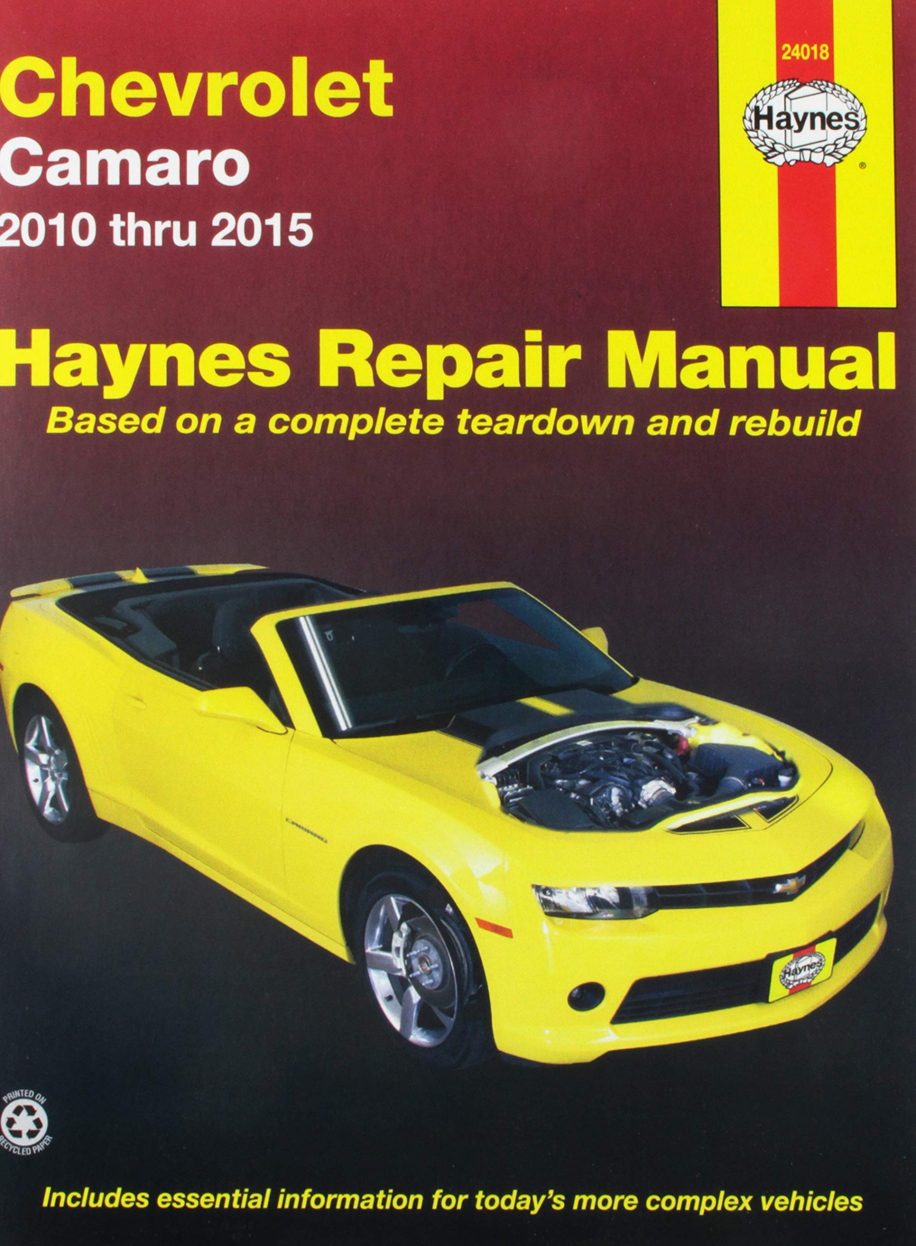 Chevrolet Camaro, '10-'15 (Haynes Automotive) Paperback – November 15, 2016