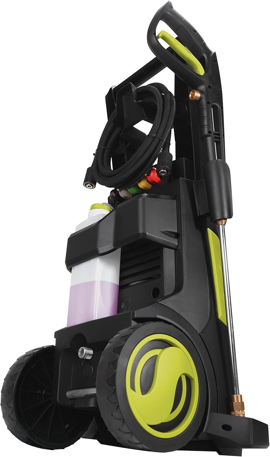 Sun Joe SPX3500 2300 Max Psi 1.48 Gpm Brushless Induction Electric Pressure Washer, w/Brass Hose Connector : Garden & Outdoor