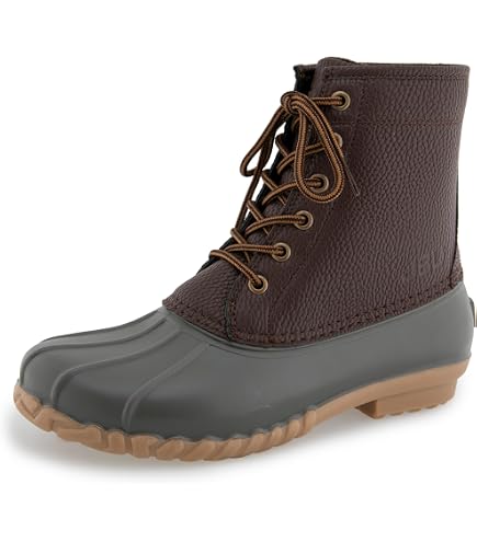 Amazon.com | JBU by Jambu Mens Maine Faux Fur Lace-Up Winter  display picture 1