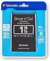 Verbatim Store n Go 1TB External Hard Drive 2.5 inch USB 3.0 Black view 6