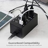 Sabrent 60W 10 Port USB Smart Fast Charging Station Power Supply (AX-TPCS) view 5