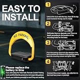 Automatic Parking Barrier 30M Remote Control Yellow view 7