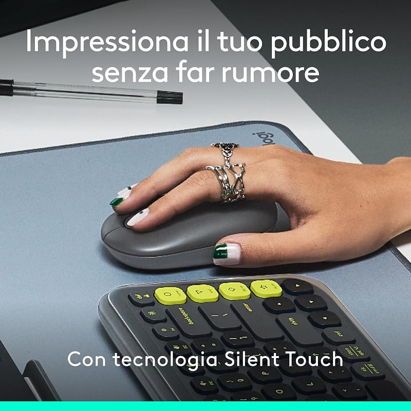 POP Mouse, mouse wireless Bluetooth compatto e portatile