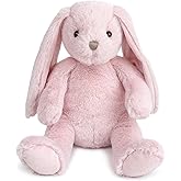 MON AMI Rosie The Bunny Stuffed Animal | 13-Inch Soft Pink Rabbit Plush Toy | Huggable Bunny Plush for All Ages | Cuddly Easter & Nursery Décor for Birthdays or Baby Showers