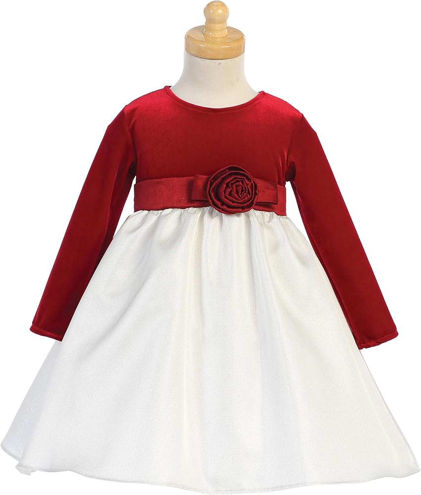 velvet christmas dress baby