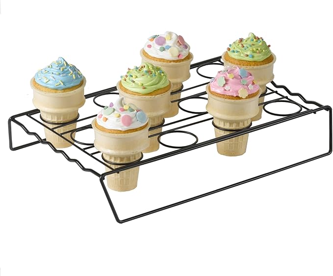 wilton cupcake cone baking rack