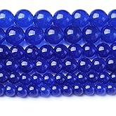 Mysterious Blue Chalcedony Stone Beads for Jewelry Making DIY Bracelet Necklace Jewelry Making 1 Strand 15.5inch 35PCS 10MM