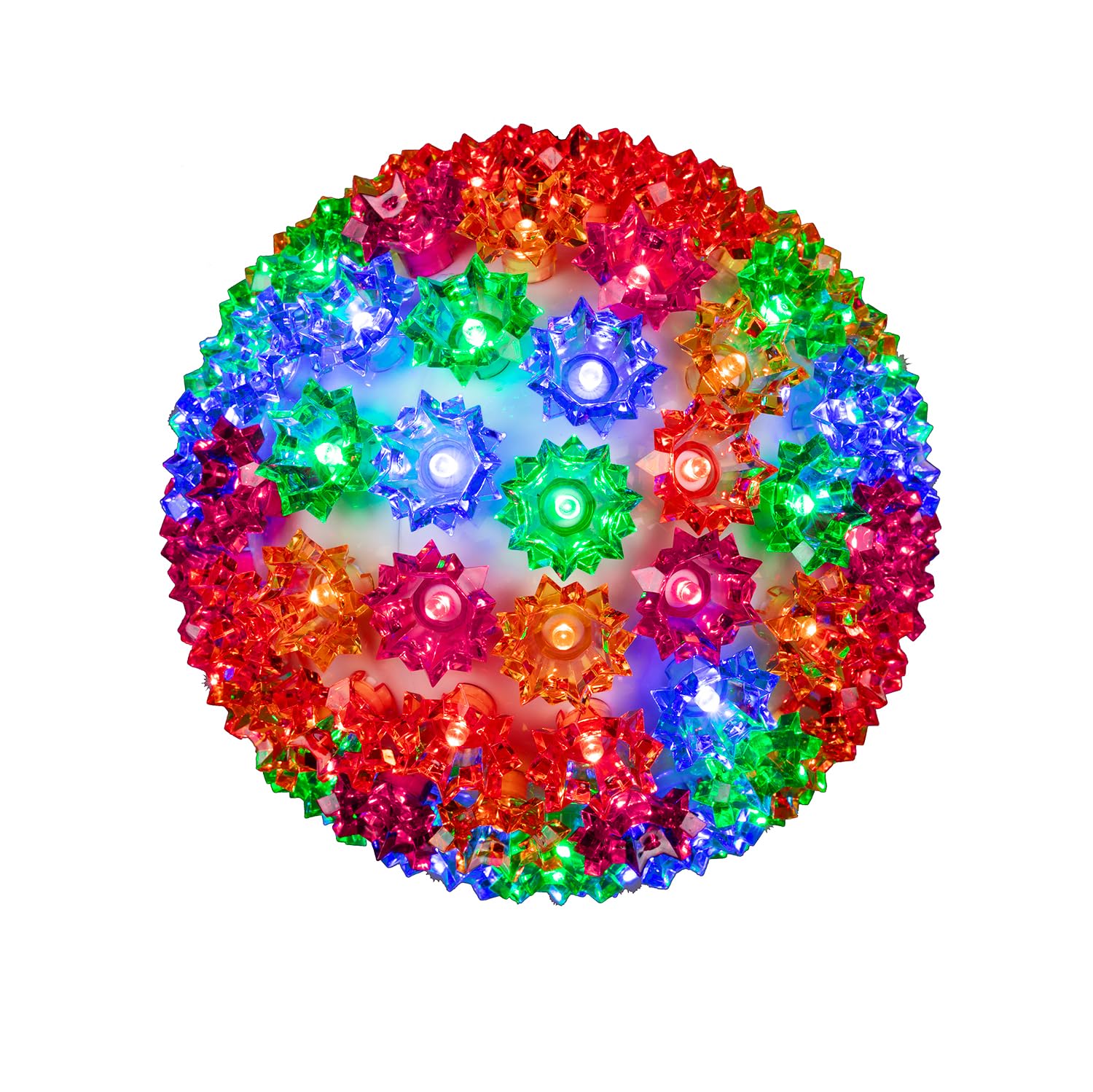 Photo 1 of Novelty Lights Outdoor 150 LED Light Sphere, Hanging Tree LED Starlight Sphere 10" Diameter and 5mm Wide Angle Brightness, Outdoor Gazebo Lights Hanging Decor from Ceiling (Multicolor)