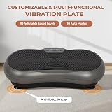 Panana Vibration Plate Exercise Machine 10 Programs 99 Levels 120kg view 5