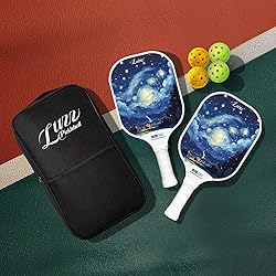 LUZZ Pickleball Paddles Set of 2, T700 Carbon Fiber