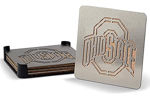 YouTheFan NCAA Boasters, 4-Piece Coaster Set