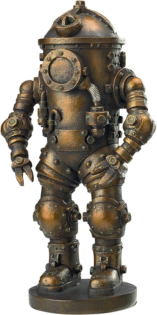 antique diving suit