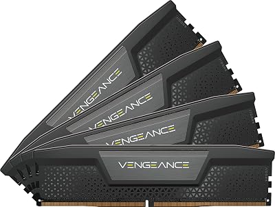 Corsair Vengeance DDR5 64GB (4x16GB) 6400MHz CL32 iCUE XMP RAM Black