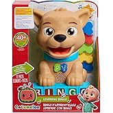 Just Play Cocomelon Count & Learn Bingo, 11-pieces, 40+ Learning Phrases, Early Learning and Education, Kids Toys for Ages 18 Month