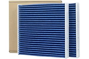 YAURENVA 2Pcs Cabin Air Filter with Activated Carbon, Replacement for CP182 CF11182 80292-TF0-G01, Honda CR-V Civic Odyssey A