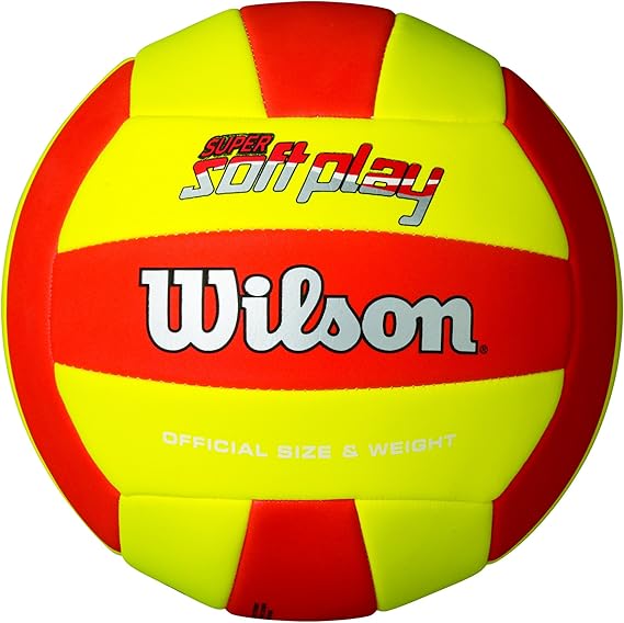 Wilson Super Soft Play Pelota, Rojo/Amarillo, Talla Única: Amazon ...