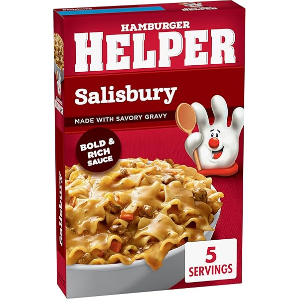 HAMBURGER HELPER SALISBURY PASTA AND SAUCE MIX, 6.2...