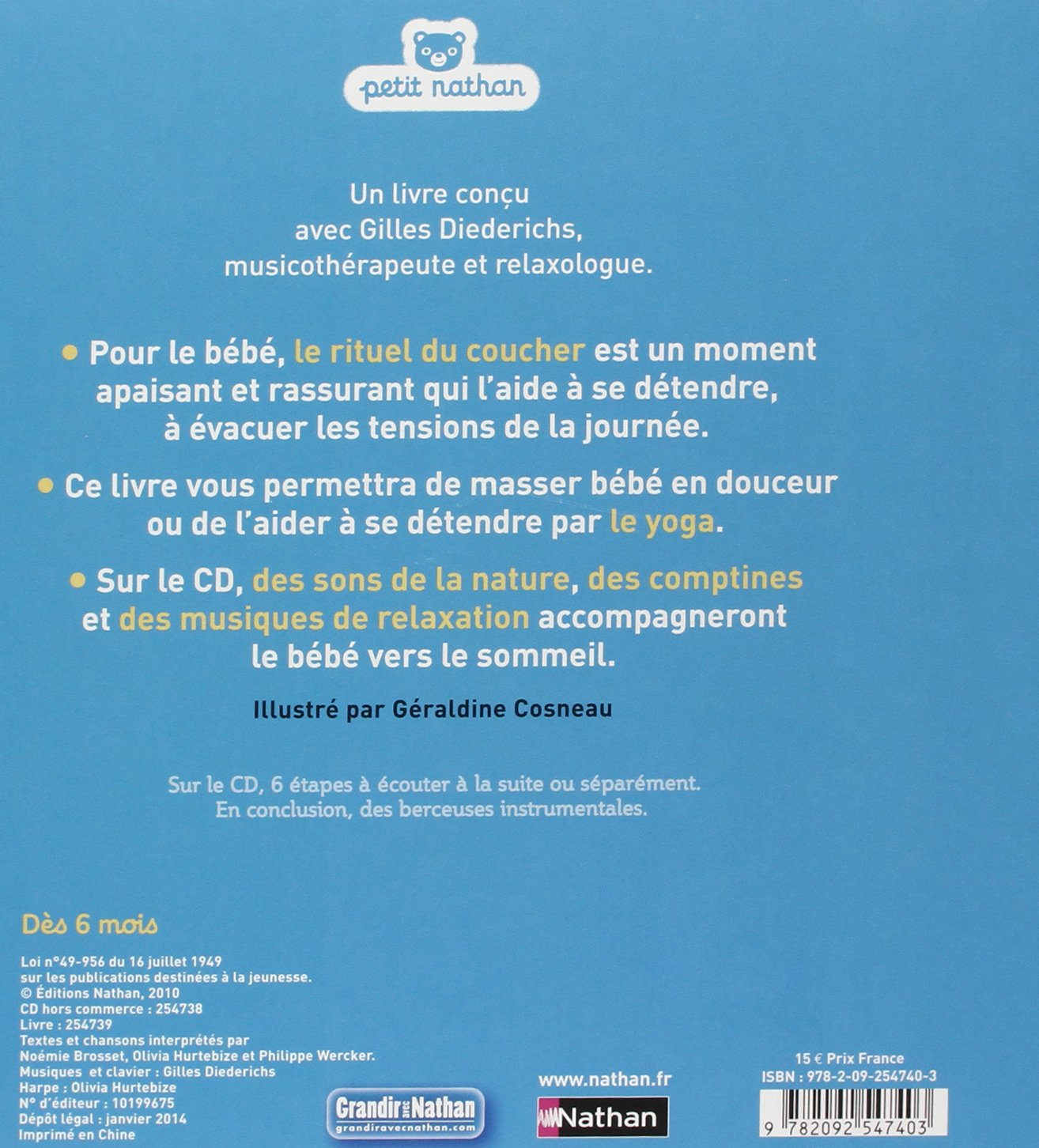 Mes Premieres Comptines Pour Bien Dormir Livres Ce Petit Nathan French Edition Diederichs Gilles Cosneau Geraldine Amazon Com Books