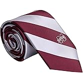Desert Cactus Mississippi State University Neck Tie MSU Bulldogs 100% Polyester Necktie with Logo, Officially Licensed