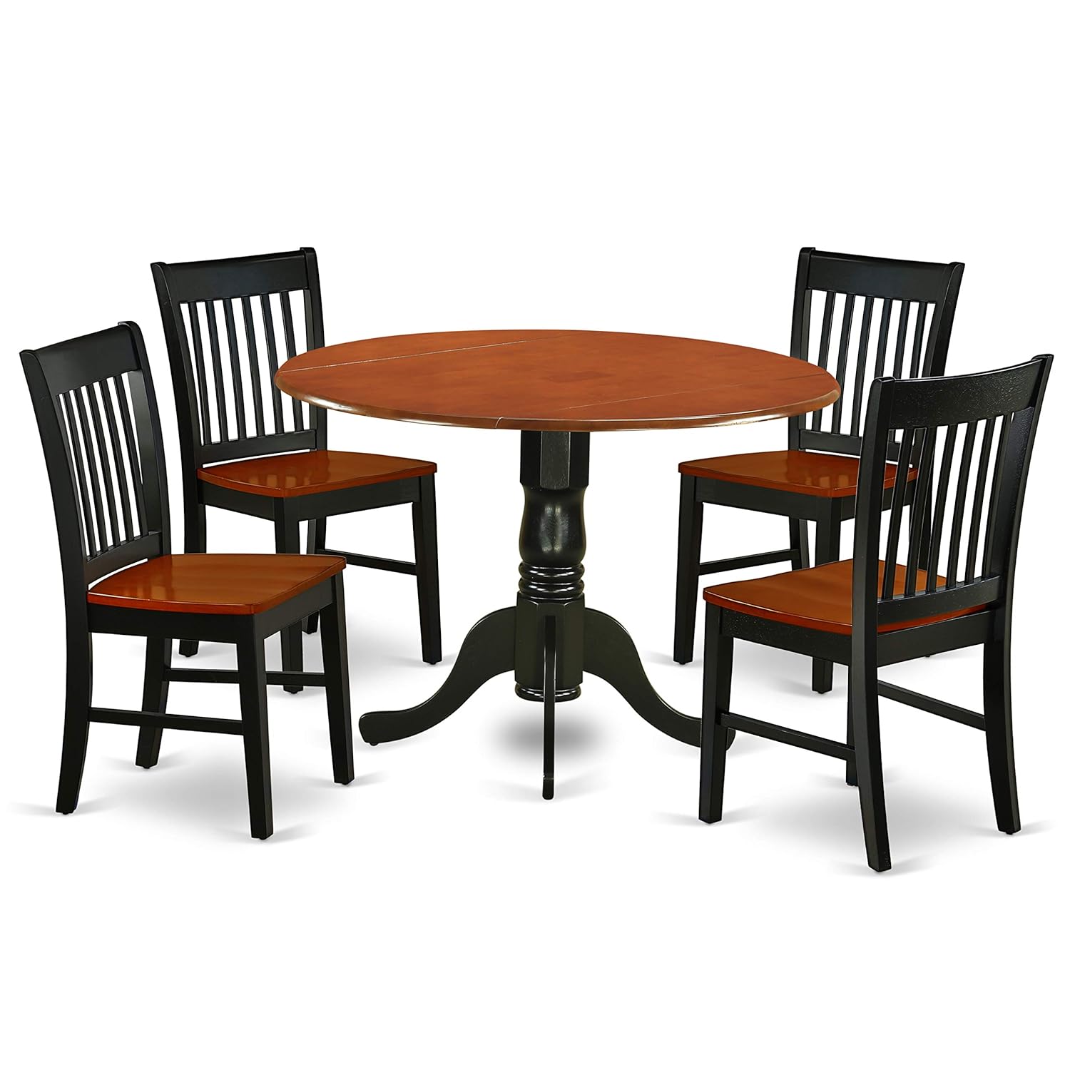 Best Round Drop Leaf Dining Table Set For 4