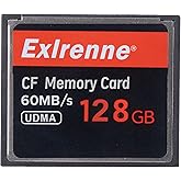 Original 128GB CF Memory Card UDMA Speed Up to 60MB/s SLR Camera CF Card for Professional Photographer,Videographer,Enthusiast 128gb