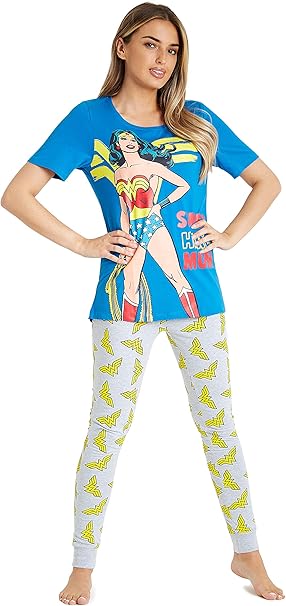 DC Comics Wonder Woman Dames Pyjama met 