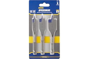 Irwin 87950 Speebor Blue Groove Spade Bit Set, 3-Piece