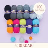 Sirdar Hayfield Bonus DK Double Knitting Signal Red 100g view 3