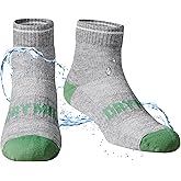 DRYMILE Active Waterproof Socks, Breathable, Cushioned, Running, Hiking, For Outdoor Activities in Cool Wet Weather – Ankle