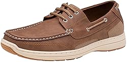 Vostey Men's Loafers & Slip-ons 3-Eye Boat Shoes
