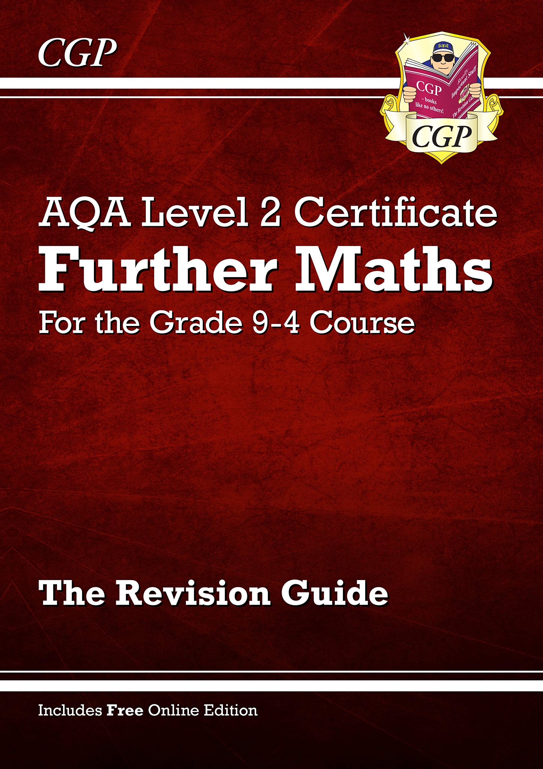 New Grade 9 4 Aqa Level 2 Certificate Further Maths Revision Guide With Online Edition Ideal For Catch Up And Exams In 2022 And 2023 Cgp Gcse Maths 9 1 Revision Amazon Co Uk Parsons Richard