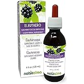 Naturalma Eleuthero or Siberian Ginseng (Eleutherococcus senticosus) Root Alcohol-Free Tincture - 4 fl oz Liquid Extract in Drops - Herbal Supplement - Vegan