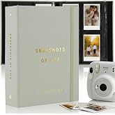 Beautiful Polaroid Photo Album for 2x3" Photos - Holds 240 Pictures | Safely Stores 240 Pictures of Unique Memories - The Perfect Instax Mini Compatible Book for Trading Collection Cards