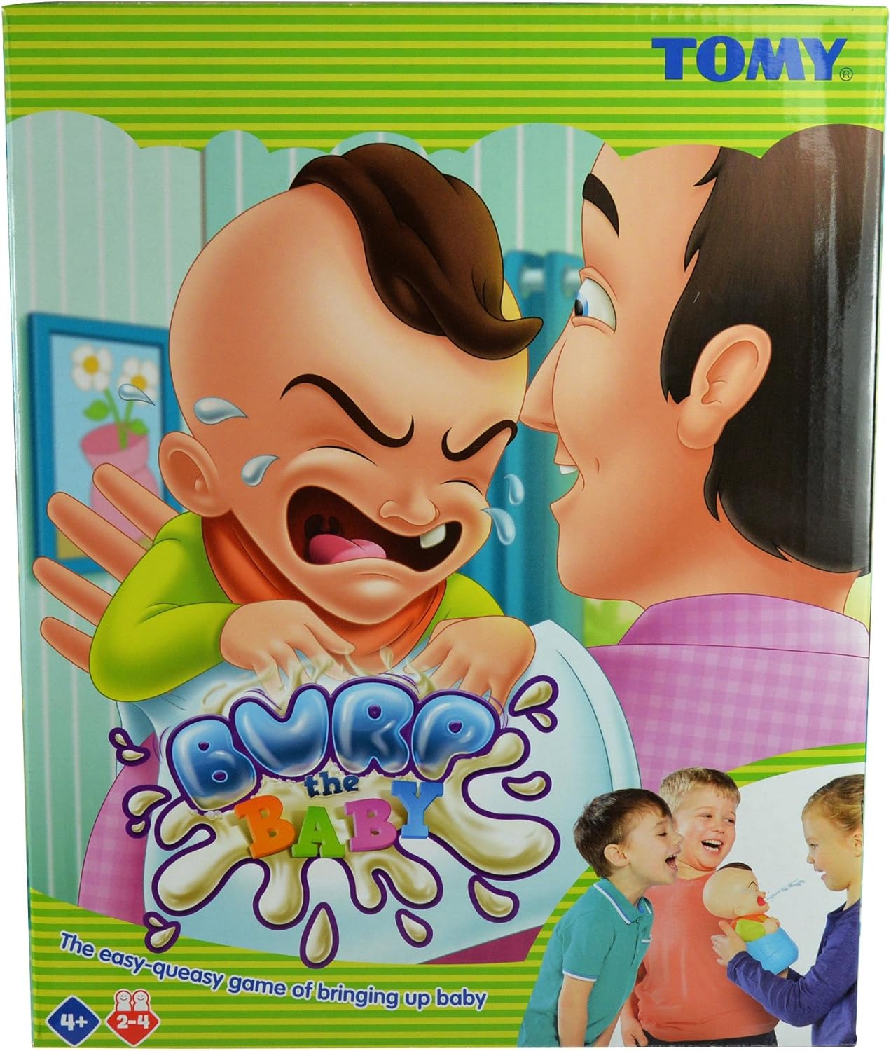 tomy burp the baby game