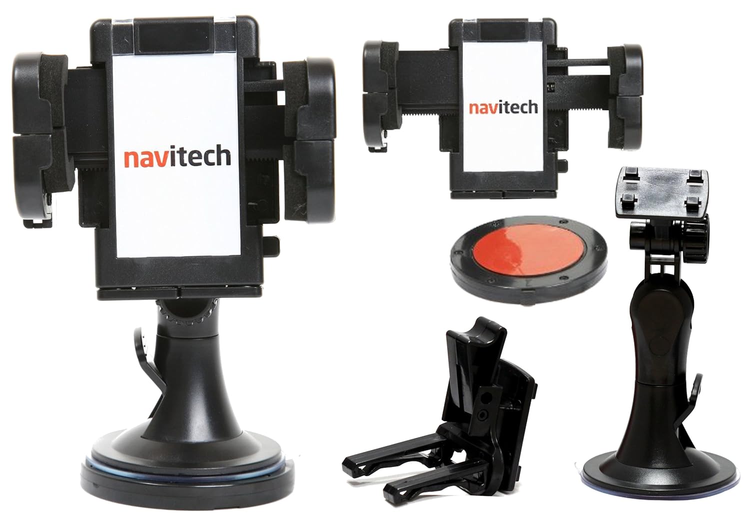 Navitech in Car Suction Cup Windscreen/Air Vent/Dash Disc 3 in 1 Universal 360 Degree Operation Mount Cradle Compatible with The Samsung Galaxy Note 3 Neo