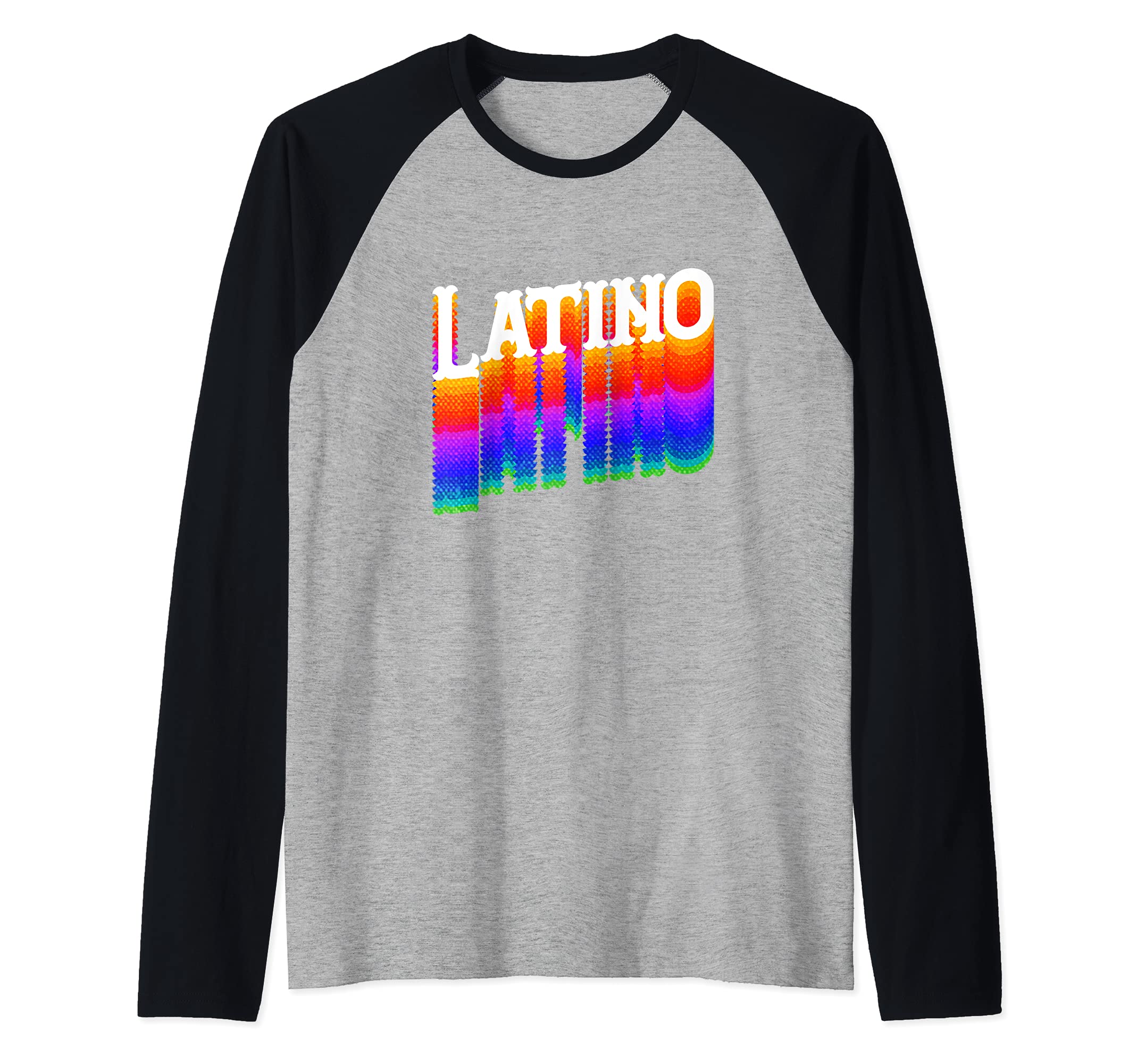 Latino Hispanic Latin American Raglan Baseball Tee