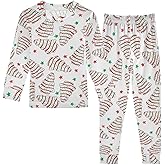 SLHKPNS Pajama Sets Long Sleeve Soft Comfy Sleepwear 2 Piece PJS 3-8T