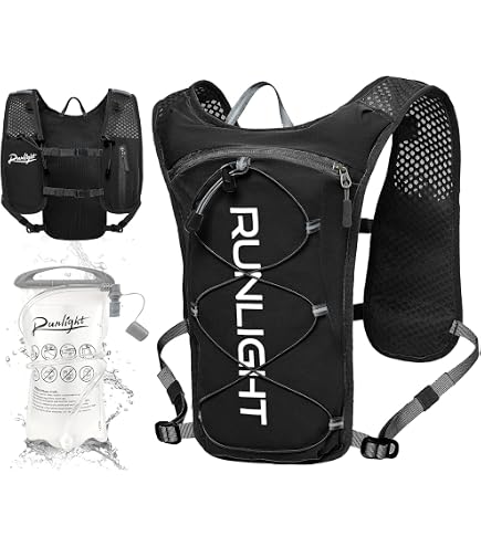 Amazon.com : INOXTO Running Hydration Vest Backpack,Lightweight Insulated  Pack with 1.5L Water Bladder Bag Daypack for Hiking Trail Running Cycling  Race Marathon for Women Men (588 Light Gray) : Sports & Outdoors