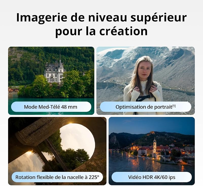 Bundle Fly More DJI Mini 5 Pro avec DJI RC 2 et 1 an de DJI Care, C0