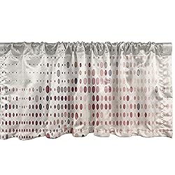 Ambesonne Polka Dot Window Valance Pack of