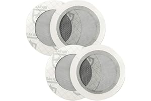 Gear AID Tenacious Tape Mesh Patches for Repairing Holes in Tents, Bug Screens, Mosquito Netting, No-See-ums and More, 3” Rounds
